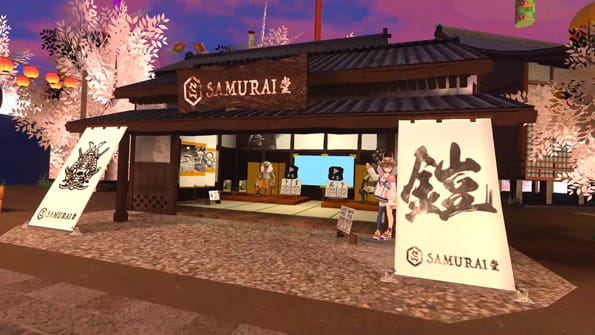 サムライ堂外観シーン